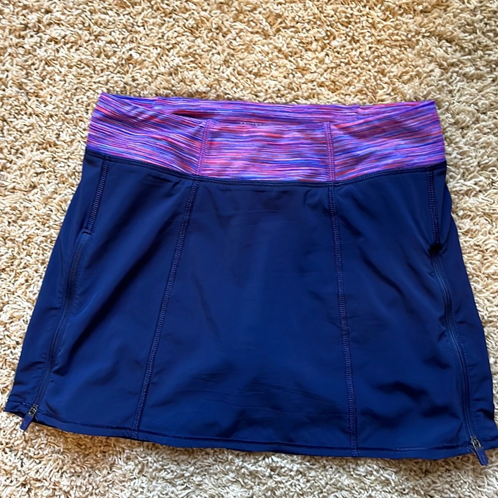 Athleta kids navy skirt. Size 12/L